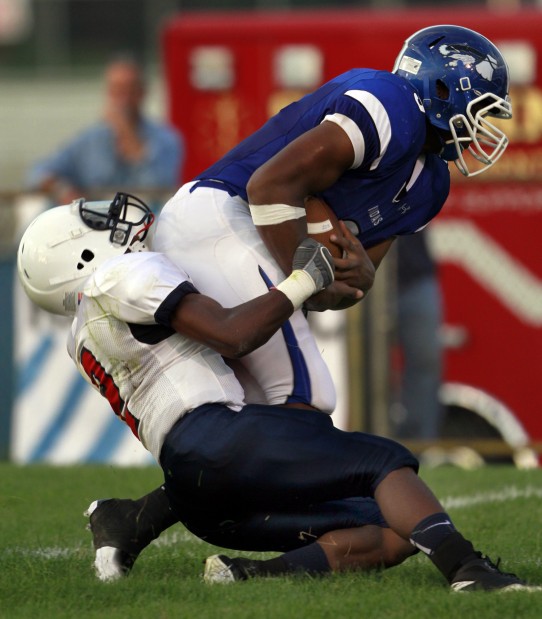 E.C. Central at Lake Central football game